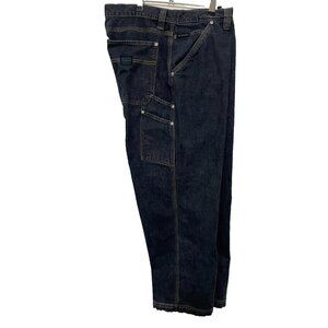 Columbia Carpenter Jeans Men’s 38x30 Blue Denim Loose Straight